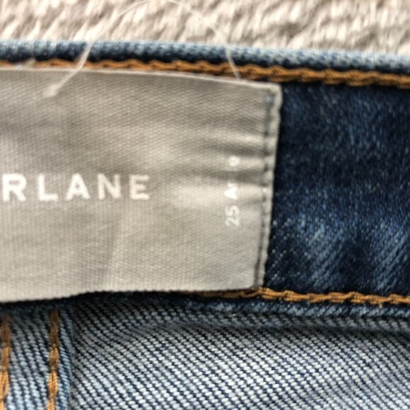 Everlane Womens Jeans Size 25 Skinny Mid Rise Ankle Blue Denim Casual Classic - Picture 9 of 16
